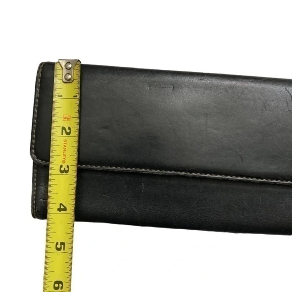 Coach vintage black leather wallet